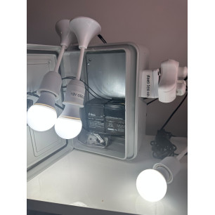 Taşınabilir Güneş Enerjili Telefon Şarjı Ve Aydınlatma Paketi (12VOLT SİSTEM)